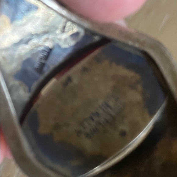 Navajo Sterling Silver Onyx Cuff Bracelet Black Onyx Cuff Bracelet,925Hallmarked - Picture 8 of 11